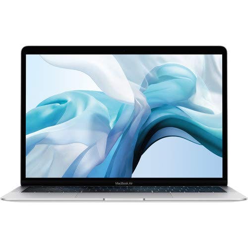Imagen frontal de 2018 Apple MacBook Air with 1.6GHz Intel Core i5 (13-inch, 8GB RAM, 256GB SSD) Silver (Reacondicionado)