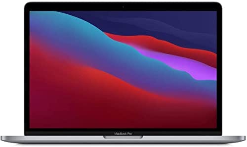 Imagen frontal de 2020 Apple MacBook Pro con chip Apple M1 (13 pulgadas, 8GB de RAM, 1TB de almacenamiento SSD) (QWERTY Inglés) Gris Espacial (Reacondicionado)