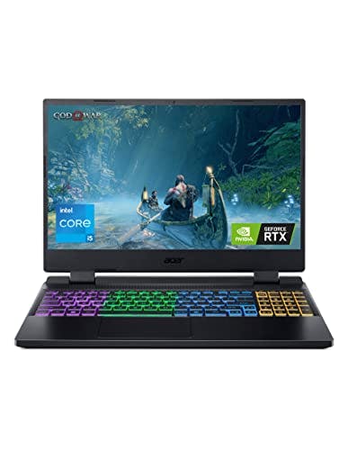 Imagen frontal de Acer Laptop Gaming Nitro 5 Core i5-12500H, Dodeca Core, 16 GB DDR4, 1 TB SSD, Nvidia GeForce RTX 3050, 4 GB GDDR6, Pantalla 17.3" LED FHD 144 Hz