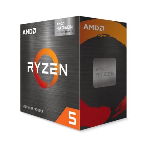 Imagen frontal de AMD Procesador Ryzen™ 5 5600G - 6 núcleos de CPU - Socket-AM4-3.90GHz - 16MB L3 Cache - Incluye Disipador Wraith Stealth