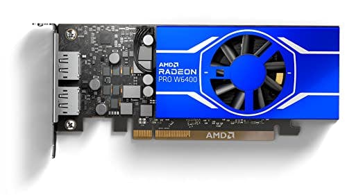 Imagen frontal de AMD Radeon Pro W6400 4GB Professional Graphics Card