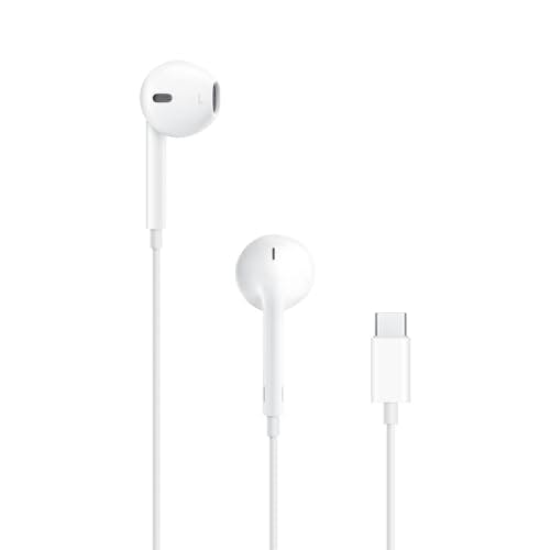 Imagen frontal de Apple EarPods con Conector USB-C