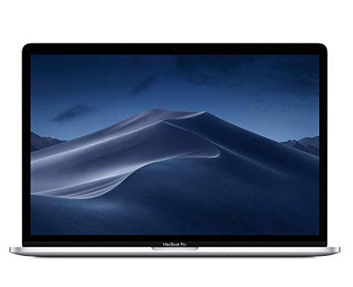 Imagen frontal de Apple MacBook Pro (15 pulgadas, 16 GB de RAM, 512 GB de almacenamiento) - Plata (reacondicionado)