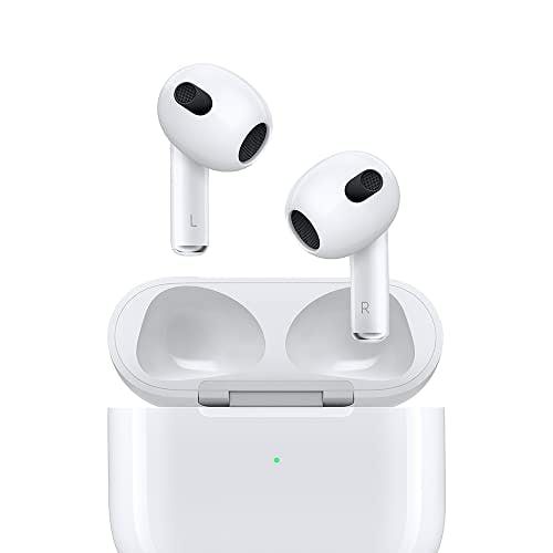Imagen frontal de Apple Nuevos AirPods (Tercera generación) con Estuche de Carga Lightning