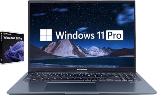 Compara precios Asus - Laptop VivoBook 16X, 24 GB, RAM 1TB, SSD, Windows 11 Pro, Procesador AMD Ryzen 7 5800HS 8 núcleos, pantalla WUXGA IPS antideslumbrante, obturador de privacidad en cámara, HDMI, USB C, azul.