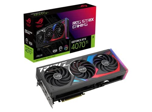 Compara precios Asus ROG Strix NVIDIA GeForce RTX™ 4070 Ti Tarjeta gráfica para Juegos (PCIe 4.0, 12 GB GDDR6X, HDMI 2.1a, DisplayPort 1.4a)