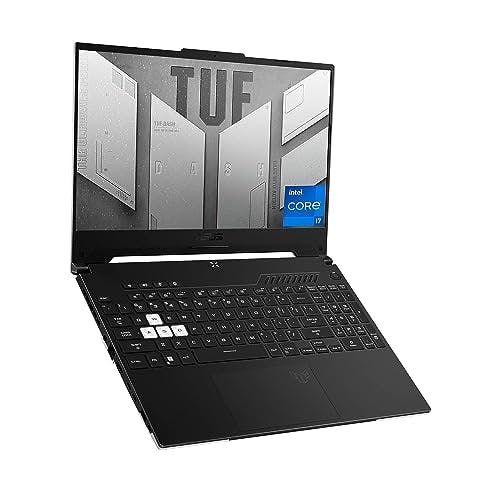 Compara precios ASUS TUF Dash 15 (2022) Gaming Laptop, 15.6” 144Hz FHD Display, Intel Core i7-12650H, GeForce RTX 3060, 16GB DDR5, 512GB SSD, Thunderbolt 4, Thunderbolt 4, Windows 11 Home, Off Black, FX517ZM-AS73