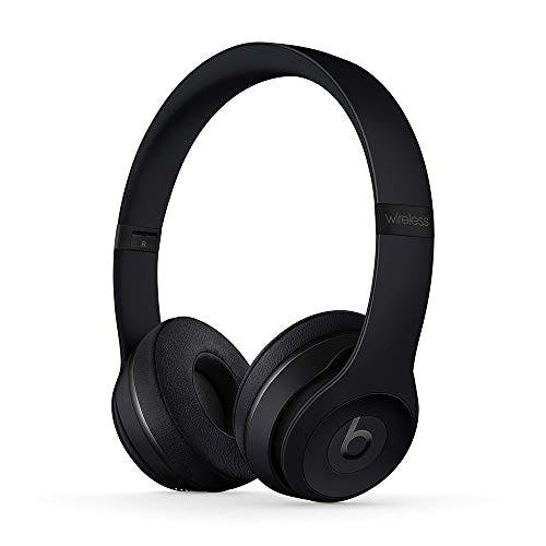 Imagen frontal de Audífonos on-Ear Beats Solo3 Wireless, Chip W1 para audífonos diseñado por Apple, Bluetooth Class 1, 40 Horas de Audio - Negro