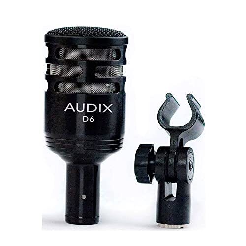 Imagen frontal de Audix D6 Dynamic - Micrófono de dioide para batería, color negro