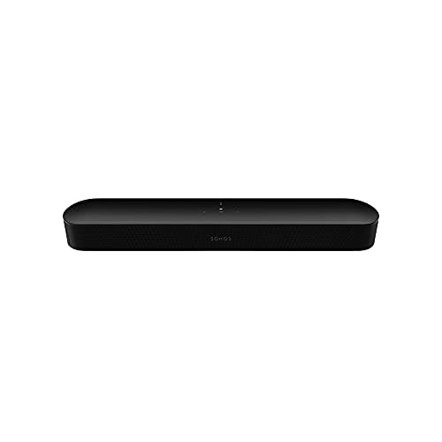 Imagen frontal de Barra de sonido inteligente BEAM Gen 2 Negro Wi-Fi Alexa Sonos Compatible con AirPlay o dispositivos Apple iOS 11.4 y superior