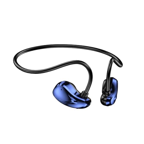 Compara precios BOPARTE Auriculares Bluetooth, No en el Oído, Audífonos Inalámbricos Deportivos Bluetooth 5.3 Drivers, 6 Horas Auriculares de Oreja Abierta para Deportes/Correr-Azul