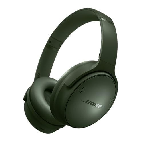 Imagen frontal de Bose Nuevos Audífonos inalámbricos con cancelación de Ruido QuietComfort, audífonos externos Bluetooth con hasta 24 Horas de duración de la batería, Verde ciprés