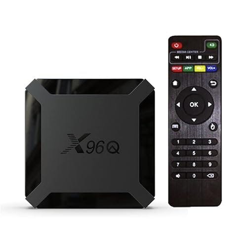 Compara precios Caja de TV Android 10.0, X96Q Android TV Box 2GB RAM 16GB ROM Allwinner H313 Quad-Core 64bit con WiFi 2.4G USB Ultra HD 4K H.265 3D Home Smart TV Box