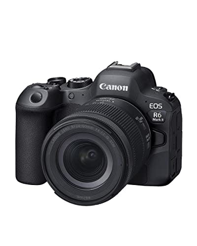 Imagen frontal de Canon EOS R6 Mark II RF24-105mm F4-7.1 es STM Kit Negro