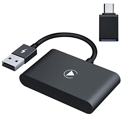 Compara precios CarPlay Inalambrico Adaptador para iPhone, Wireless Apple Carplay dongle Convertir CarPlay con Cable a Inalámbrico, Carplay Dongle Compatible con BMW/Volvo/VW (Soporte iOS 13 +, 5GHz WiFi Auto Connect) (Negro)