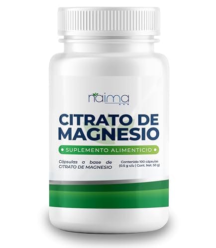 Compara precios Citrato Magnesio 100 Capsulas 500 Mg - Ingredientes Naturales - Pure Magnesium Citrate (1)