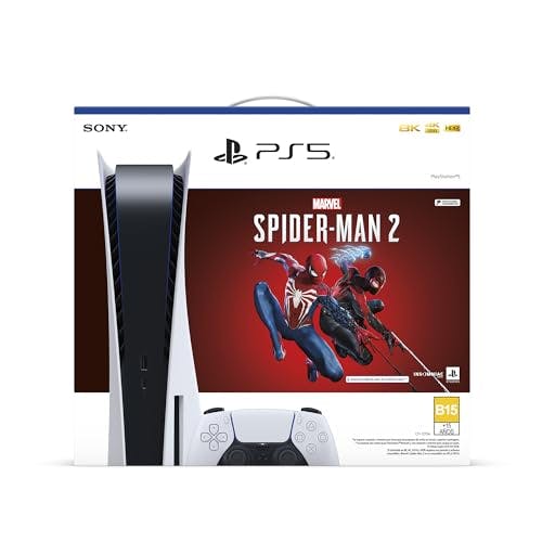 Imagen frontal de Consola PlayStation5 – Paquete Marvel's Spider-Man 2