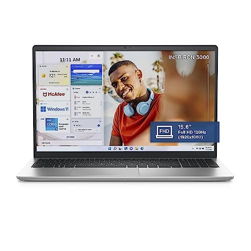 Imagen frontal de Dell Laptop Inspiron 3520 15.6" FHD, Intel Core i5-1135G7, 16GB RAM, 512GB SSD, Win 11, Plata