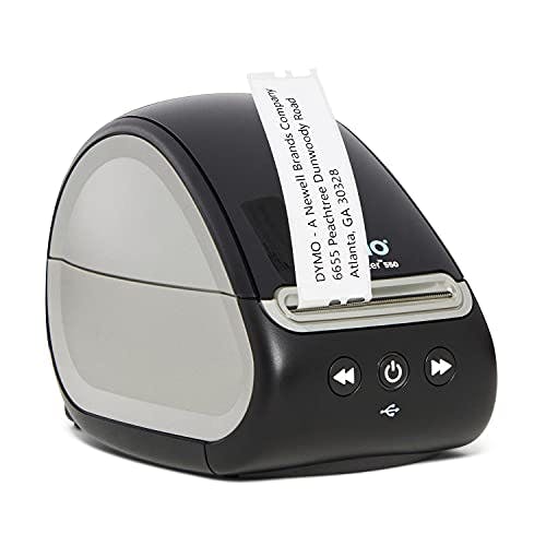 Imagen frontal de DYMO LabelWriter 550 Impresora de etiquetas, etiquetadora con impresión térmica directa, reconocimiento automático de etiquetas, imprime etiquetas de dirección, etiquetas de envío, etiquetas de correo, etiquetas de códigos de barras y más