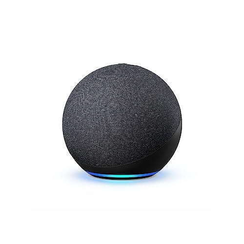 Imagen frontal de Echo - Alexa maneja tu casa inteligente con su hub integrado – Negro
