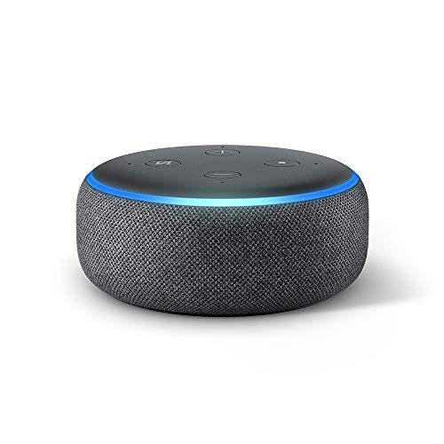 Imagen frontal de Echo Dot (3ra generación) - Bocina inteligente con Alexa, negro