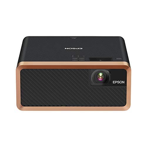 Imagen frontal de Epson EF-100 - Proyector láser Inteligente con televisor Android, Color Negro