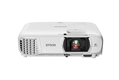 Imagen frontal de Epson Videoproyector Powerlite Home Cinema 1080, 1080p Full HD 3,400 lúmenes Blanco y Negro HDMI x2, 1 soporta MHL, Memoria USB para Hogar Wi-Fi Integrado y Mirocast