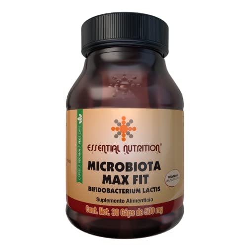 Compara precios Essential Nutrition, Microbiota Max Fit 30 Cápsulas Veganas de 500 mg