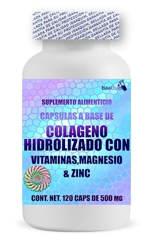 Compara precios Isaaquim Colágeno Con Magnesio, Vitamina C, Selenio Y Zinc - 120 Capsulas