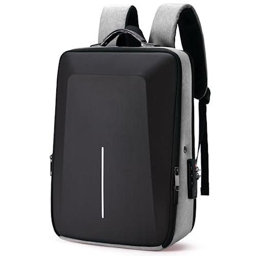 Compara precios KAIPER Mochila para Laptop Hombre Mujer Impermeable 15.6 Pulgadas Hardcase Premium Entrada Usb