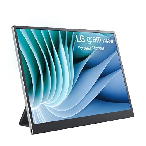Imagen frontal de LG 16MR70.ASDU1 16” Gram +View IPS Protable Monitor, Silver