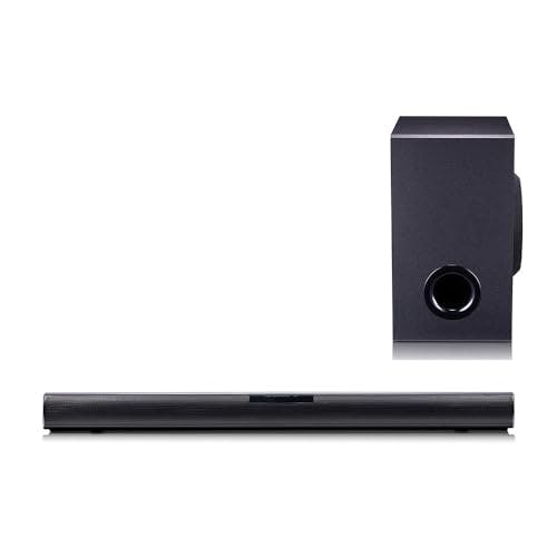 Imagen frontal de LG Barra de Sonido SoundBar SQC1 Negro