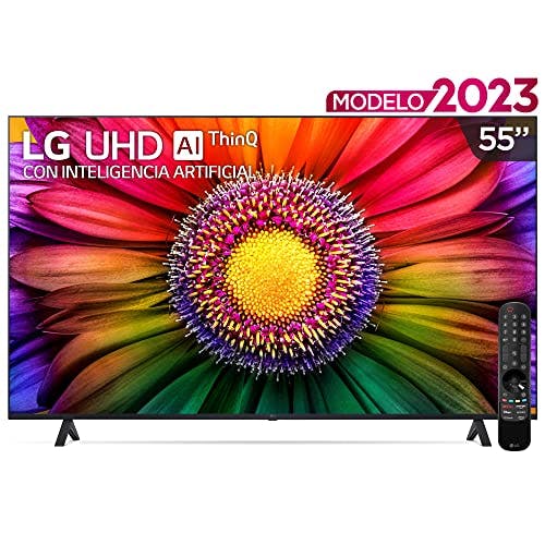 Imagen frontal de LG Pantalla UHD AI ThinQ 55" 4K Smart TV 55UR8750PSA
