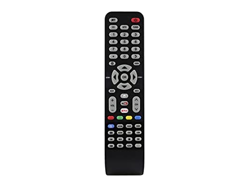 Imagen frontal de LIDERT Control Remoto ATVIO JVC Smart TV Modelos 43d1620 49d1620 55d1620, S139h S140fs, (Comprar únicamente si tu Control es Igual al Que se Muestra en la Imagen.)