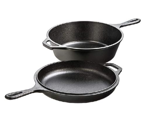 Compara precios Lodge LCC3 Pre-Seasoned Cast-Iron Combo Cooker, 3-Quart