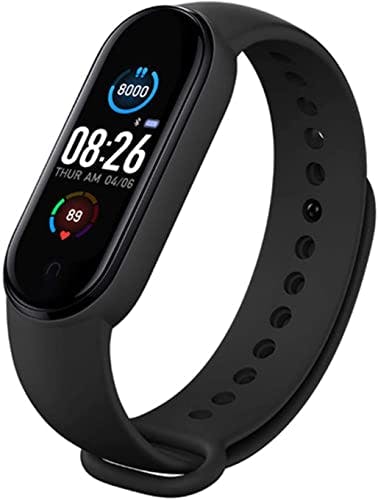 Compara precios M5 Smart Band M5 Fitness Tracker, Activity Tracker Fitness Smart Wristband con Monitor de Frecuencia Cardíaca, Pulseras Inteligentes con Monitor de Presión Arterial Compatibles con Android e iOS