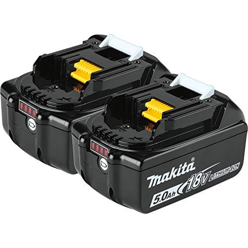 Compara precios Makita BL1850B-2 Batería LXT de iones de litio de 18 V, 5.0 Ah, 2 unidades, color negro