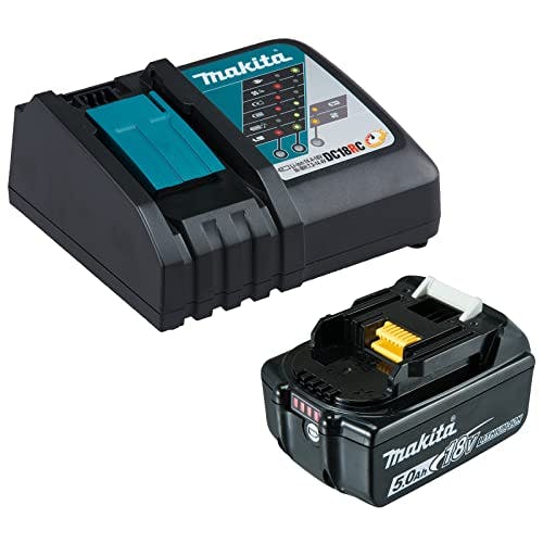 Compara precios Makita Kit de 1 bateria 5 Ah BL1850B Litio-Ion y Cargador DC18RC.