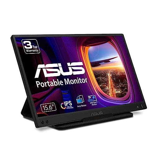 Compara precios MONITOR LED PORTATIL ASUS 15.6" (MB166C) ZENSCREEN, FULL HD, IPS, USB TIPO-C