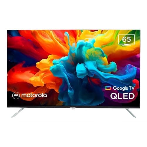 Compara precios Motorola Television TV MOT65UQE11 65" Pulgadas QLED | Vive en 4K resolución Ultra HD | Compatible con Smart TV de Google, Android TV, Netflix, Youtube y Google Play | con HDMI y USB | LED Pantalla