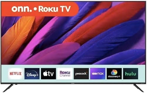 Compara precios onn Televisión de 70 Pulgadas Serie 1 Class 4K 2160p Pantalla LED Smart Roku TV con HDR HDMI USB Funciona con Alexa y Asistente Google 100012588