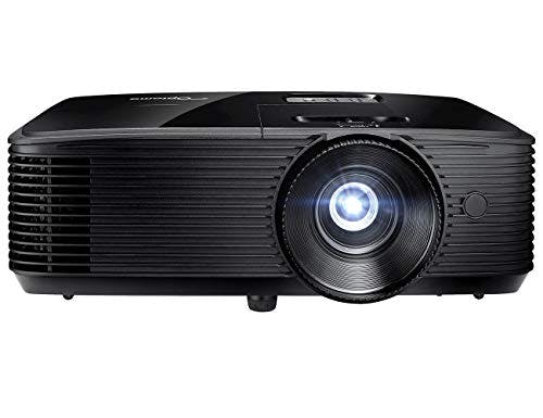 Imagen frontal de Optoma W400LVe WXGA Professional Projector | 4000 Lumens for Lights-on Viewing | Presentations in Classrooms & Meeting Rooms | Up to 15,000 Hour Lamp Life | Speaker Built In