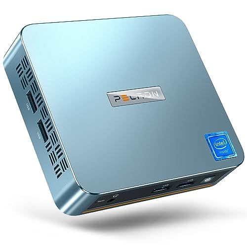 Compara precios PELADN WI-4 Mini PC, Intel 11ª generación N5095(hasta 2.9GHz) Win11 Pro, 16GB DDR4, 512GB SSD, PC de computadora pequeño con 4K HD, BT4.2, Puertos HDMI duales, WiFi 2.4G/5G y Soporte Gigabit Ethernet