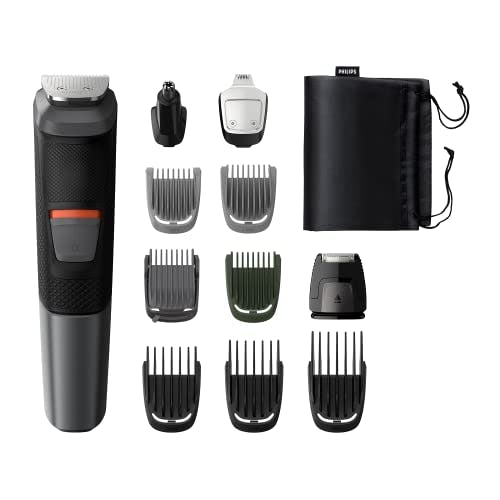 Compara precios Philips Multigroom Series 5000, Recortador todo en uno, 11 pzas, MG5730/15