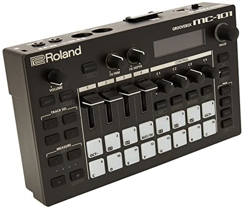 Imagen frontal de Roland MC-101 Groovebox Caja, Compact (MC-101)
