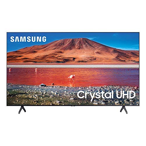 Imagen frontal de Samsung 43" Class TU700D Series Crystal Ultra HD 4K Smart TV UN43TU700DFXZA (modelo 2020)