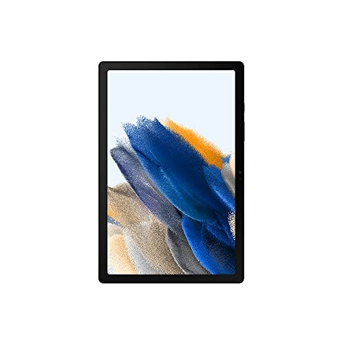 Imagen frontal de SAMSUNG Galaxy Tab A8 (2022) Tablet Android Gris de 64 GB – visualización de 10.5 Pulgadas, cámara de 8 MP+5 MP, batería de Larga duración, diseño único de Metal (versión CAD y garantía)