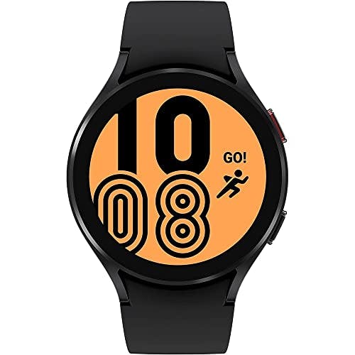Compara precios SAMSUNG Galaxy Watch 4 - Reloj inteligente de 44 mm con monitor ECG para salud, fitness, correr, ciclos de sueño, detección de caídas GPS, versión de EE. UU., color negro (Reacondicionado)
