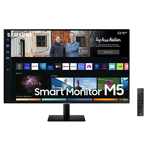 Imagen frontal de SAMSUNG LS32BM500ENXGO 32 Pulgadas Clase M50B FHD Monitor Inteligente y transmisión de TV