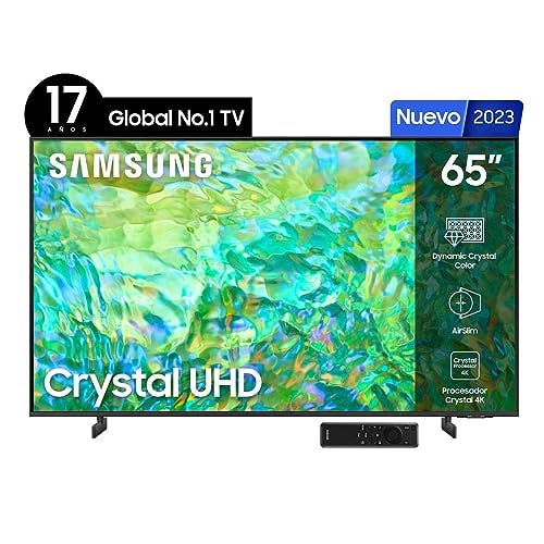 Imagen frontal de Samsung Pantalla LED Smart TV de 65 Pulgadas 4K/UHD (UN65CU8000FXZX)